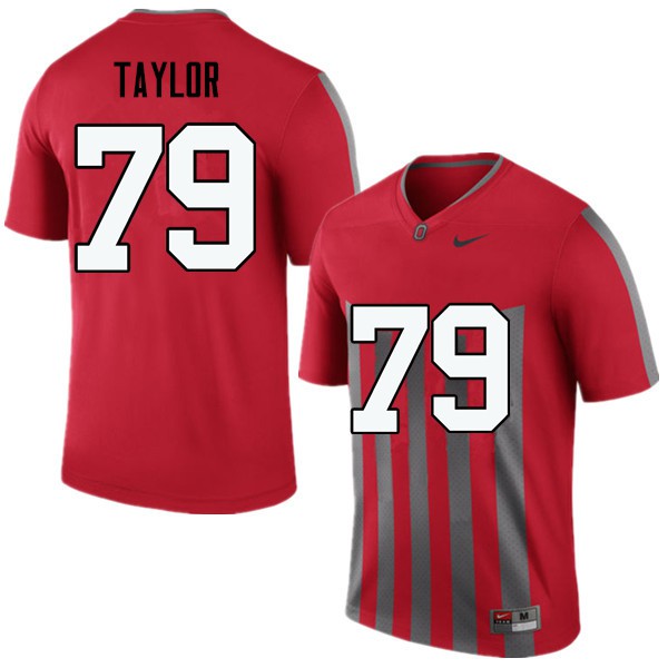Ohio State Buckeyes #79 Brady Taylor Men Stitched Jersey Throwback